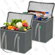 Insulated Grocery Shopping Bags, 2-Pack Gray | $20 | Amazon
